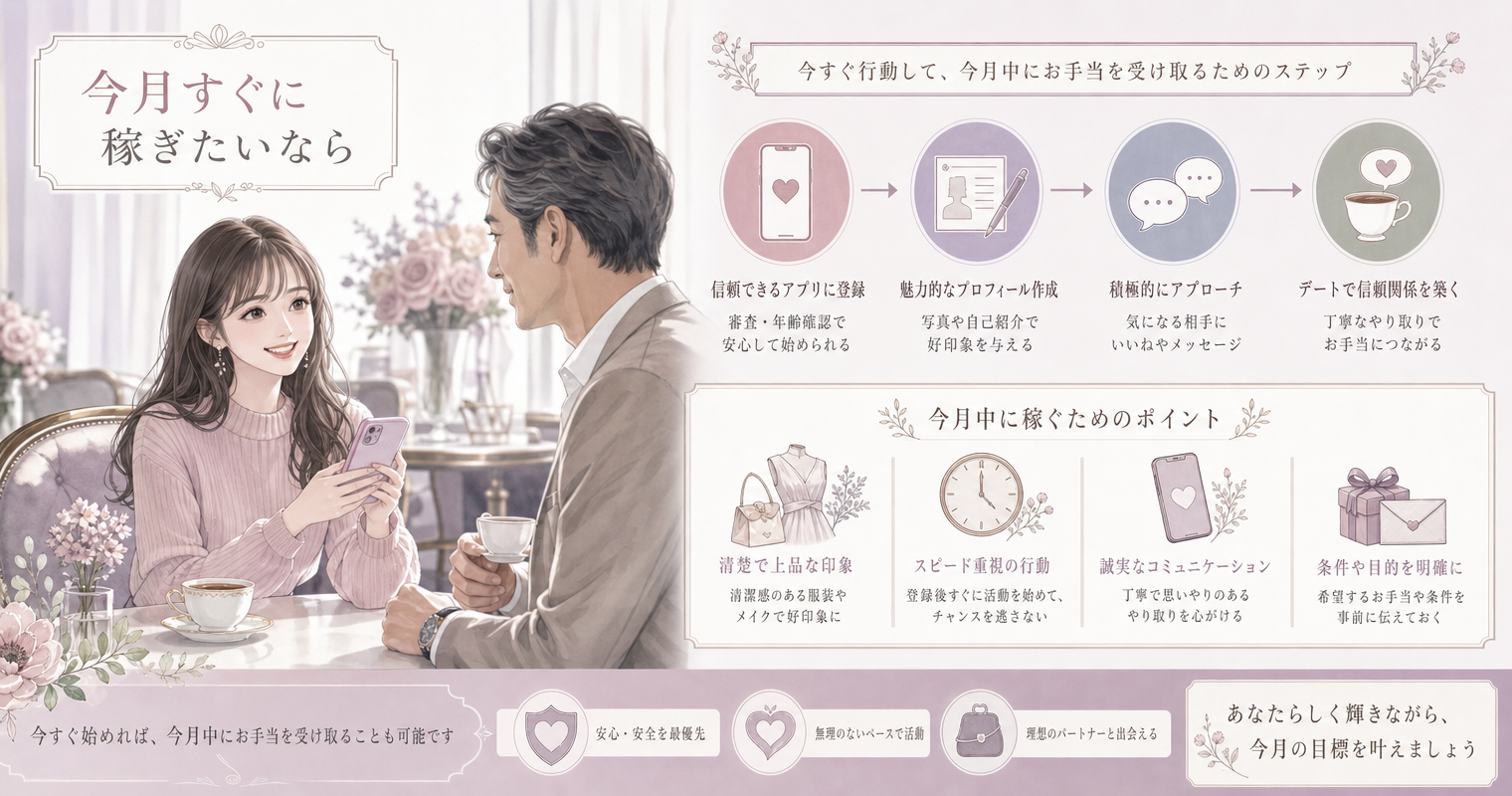 今月すぐに稼ぎたいなら