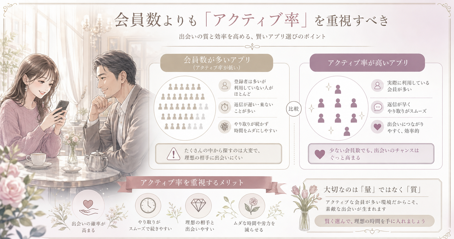 会員数よりも「アクティブ率」を重視すべき