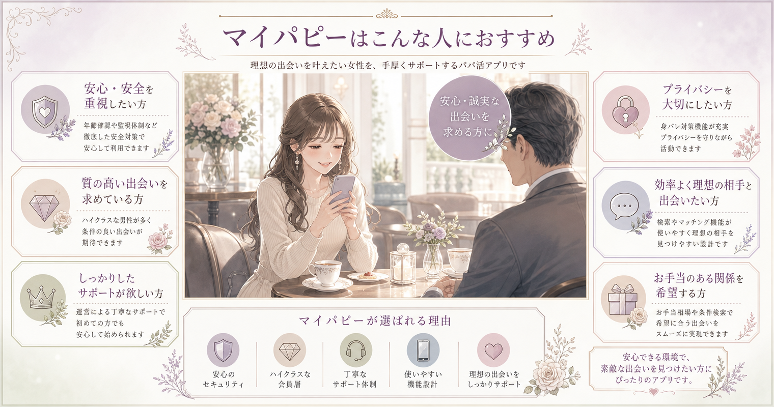 マイパピーはこんな人におすすめ