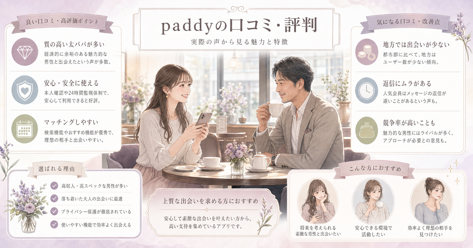 paddyの口コミ・評判