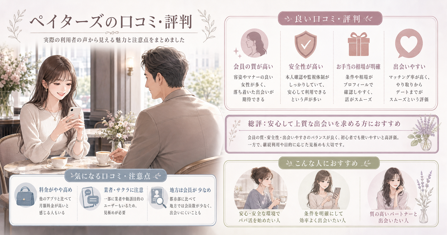 ペイターズの口コミ・評判